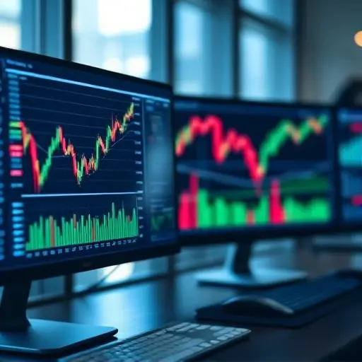 Interface de la plateforme BitSoft360 avec tableau de bord trading